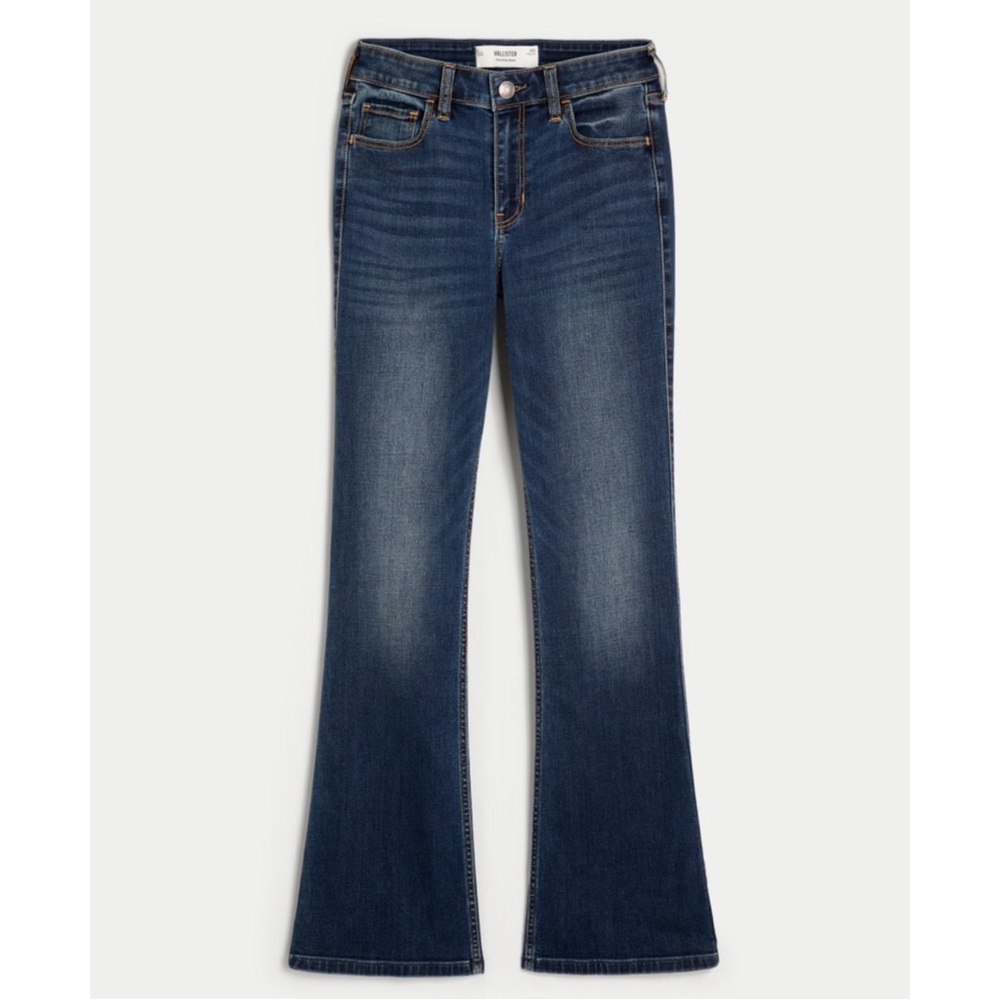 Hollister Bootcut Jeans in Dark Blue